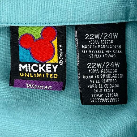 90s Disney Mickey Mouse Pluto pastel shirt 1990s vintage - Picture 4 of 10